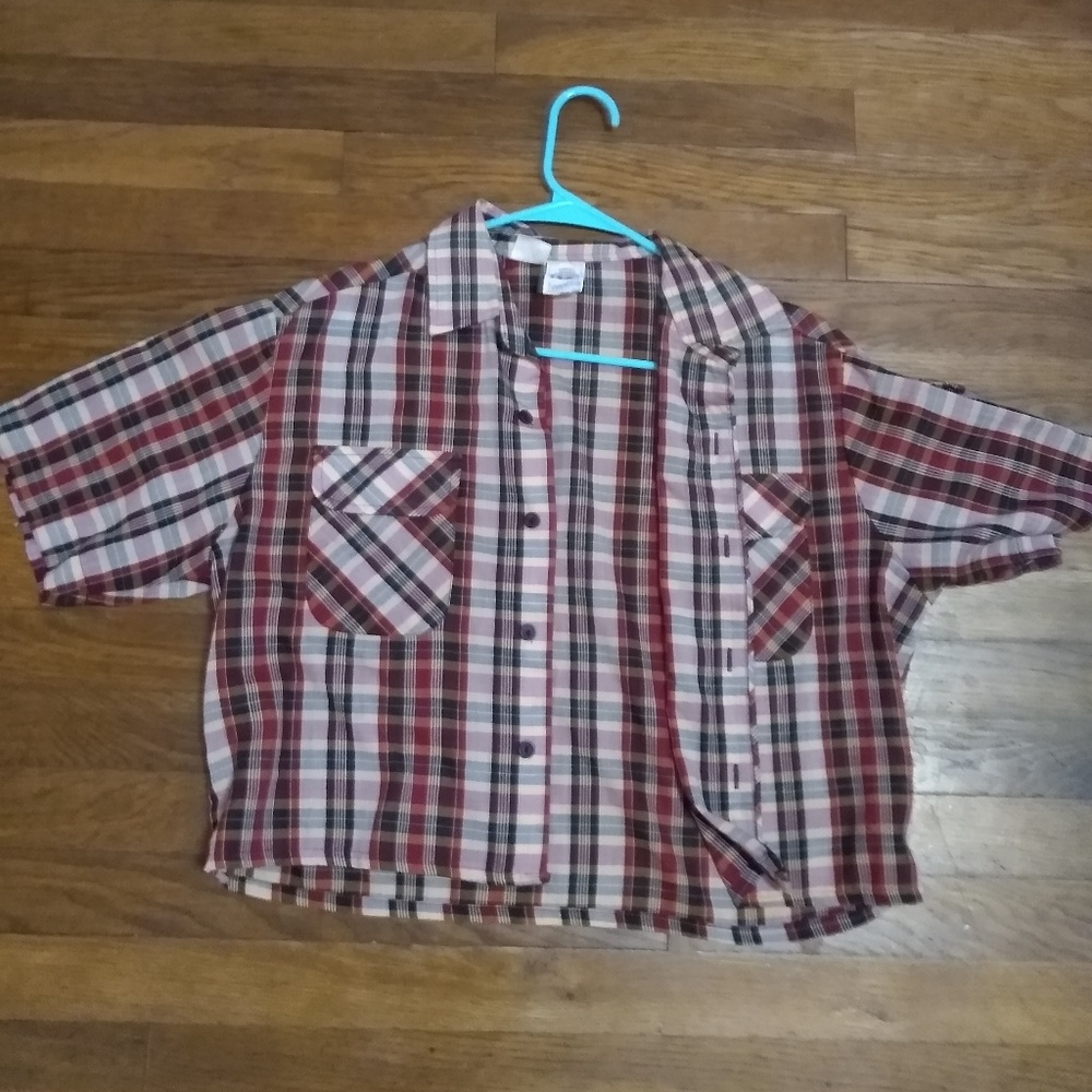 Plaid crop top